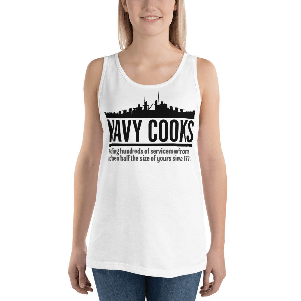 Navy Cooks Unisex Tank Top