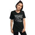 Libertarian Women Put the Fair in Laissez-Faire Unisex Tri-Blend t-shirt