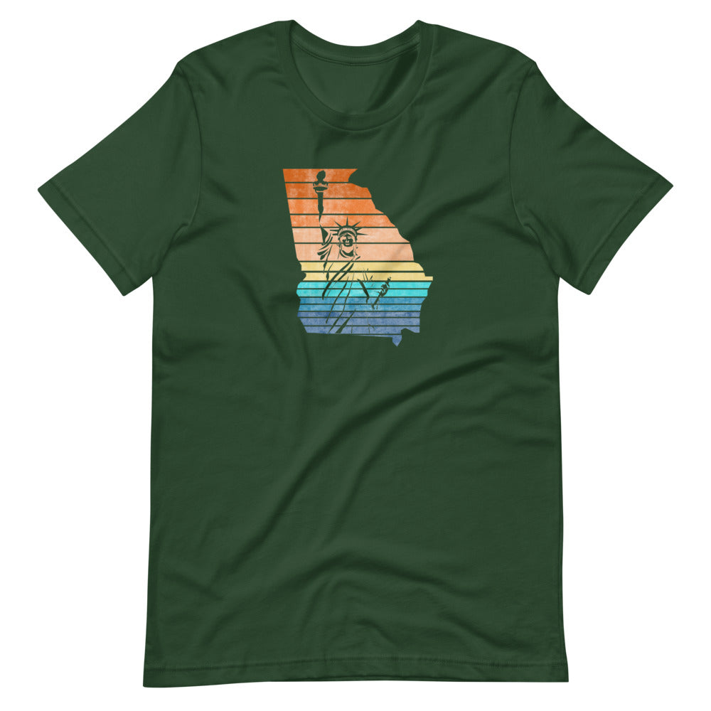 Lady Liberty Georgia Short-Sleeve Unisex T-Shirt