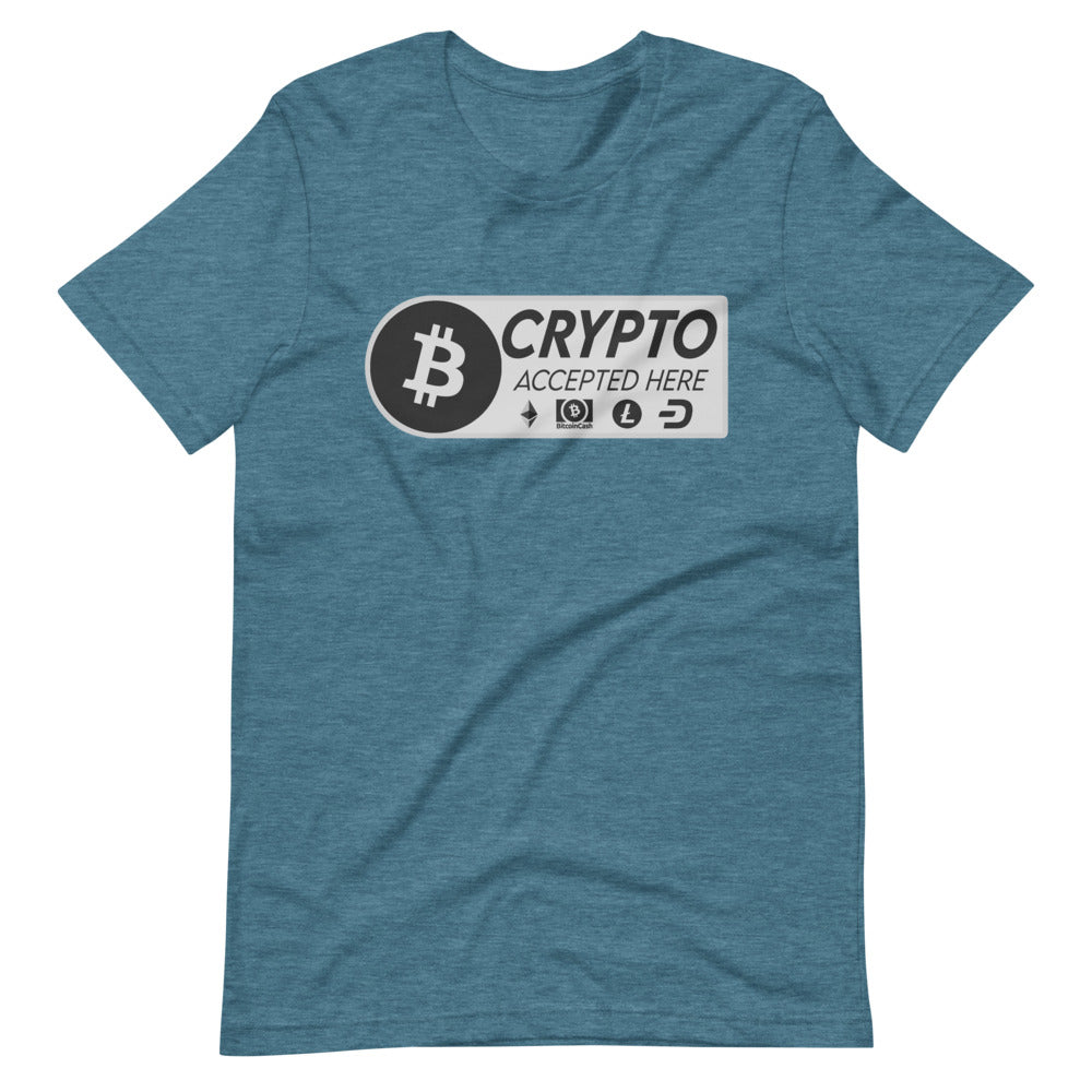 Crypto Accepted Here Short-Sleeve Unisex T-Shirt