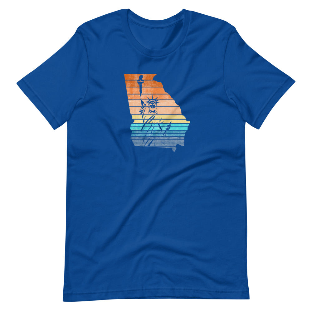 Lady Liberty Georgia Short-Sleeve Unisex T-Shirt