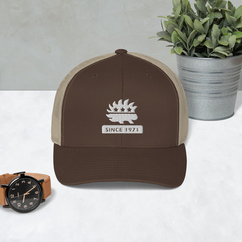 Libertarian Porcupine (Since 1971) Trucker Cap