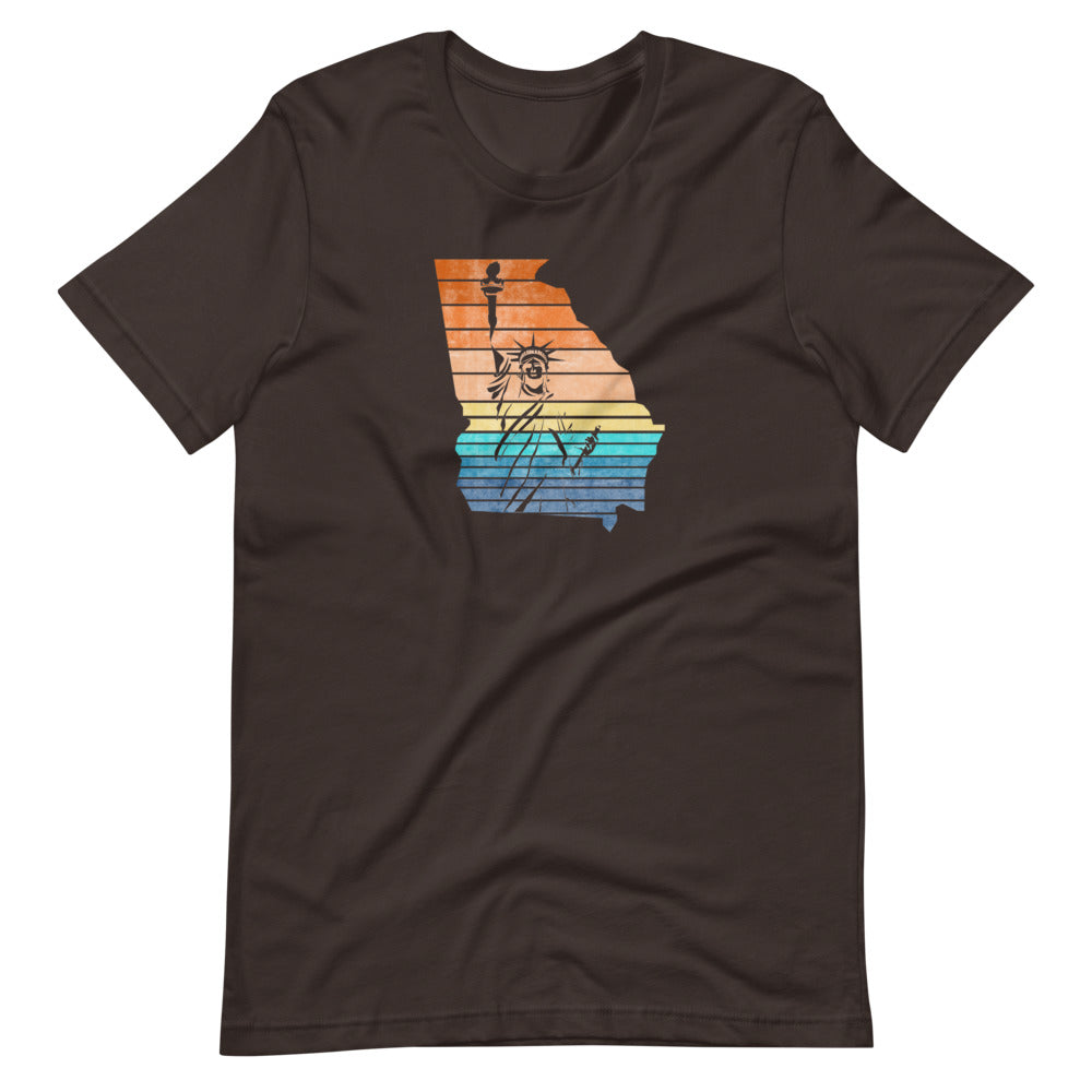 Lady Liberty Georgia Short-Sleeve Unisex T-Shirt