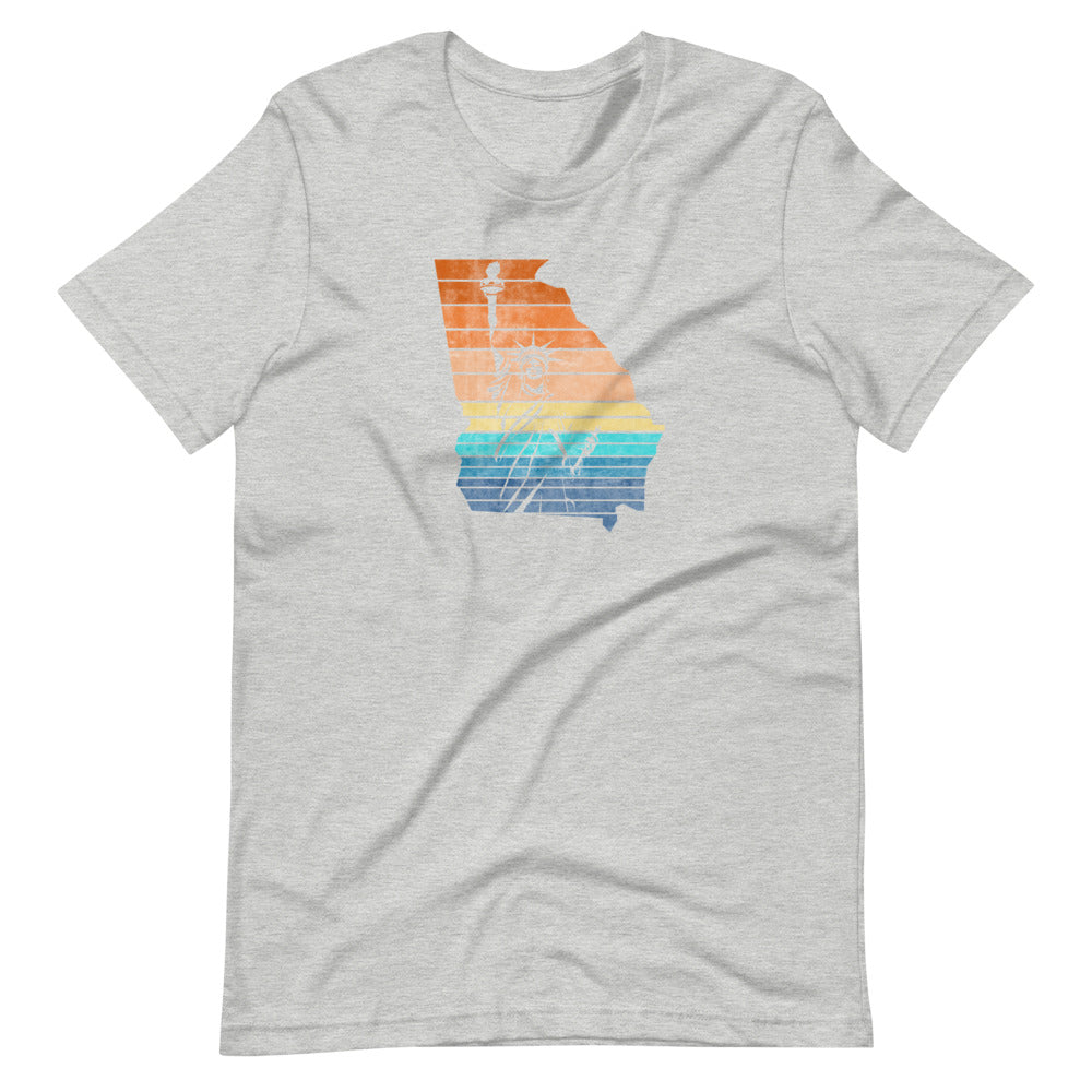 Lady Liberty Georgia Short-Sleeve Unisex T-Shirt