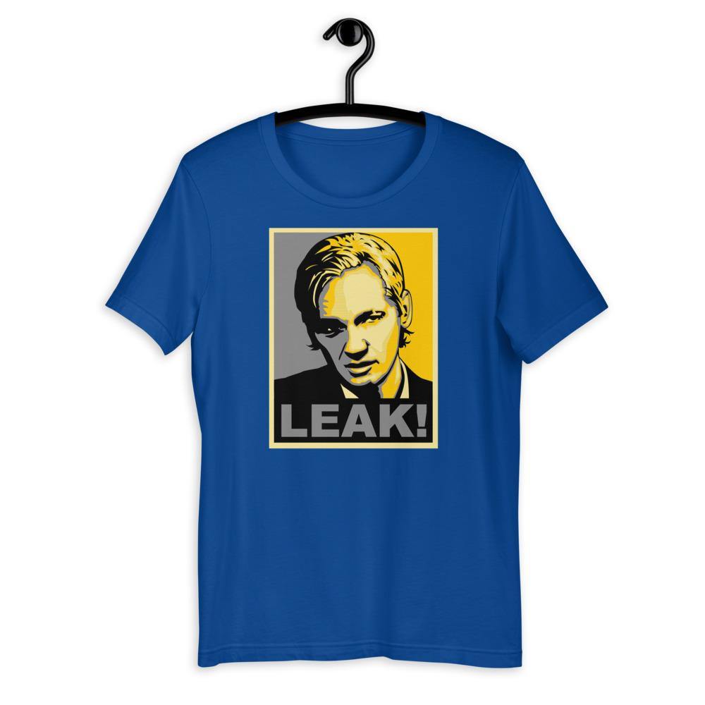 Assange Leak Short-Sleeve Unisex T-Shirt