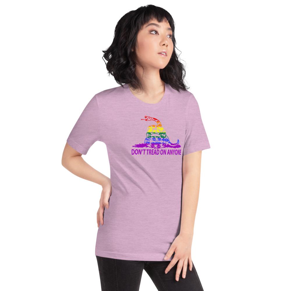 Don't Tread on Anyone LGBTQ Slim-Fit Unisex T-Shirt