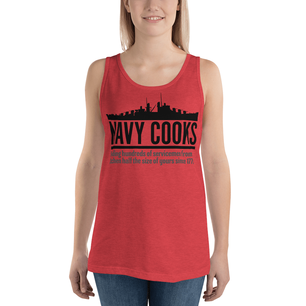 Navy Cooks Unisex Tank Top
