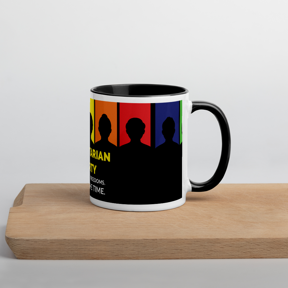 Libertarian Party -  All of your Freedoms All of the Time Mug with Color Inside
