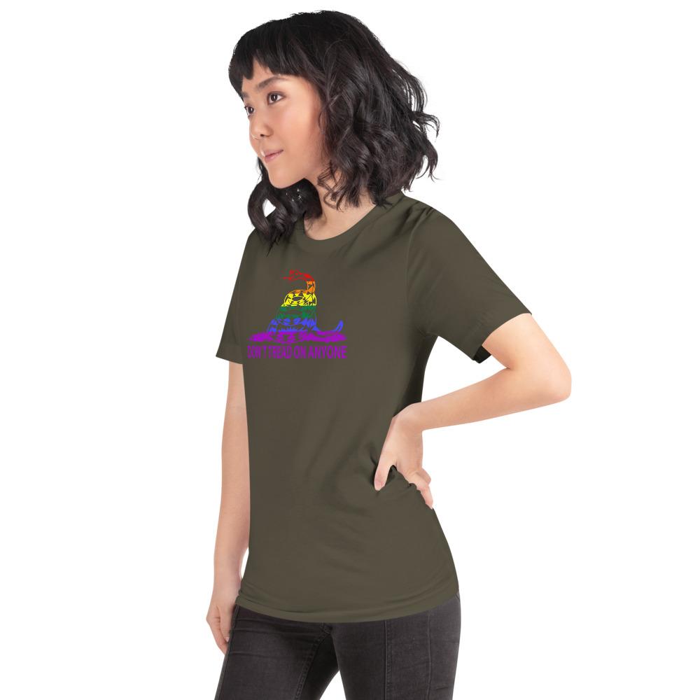 Don't Tread on Anyone LGBTQ Slim-Fit Unisex T-Shirt