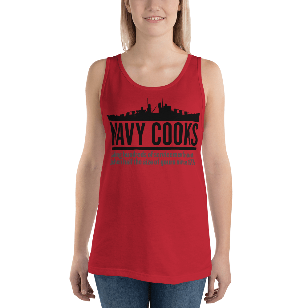Navy Cooks Unisex Tank Top