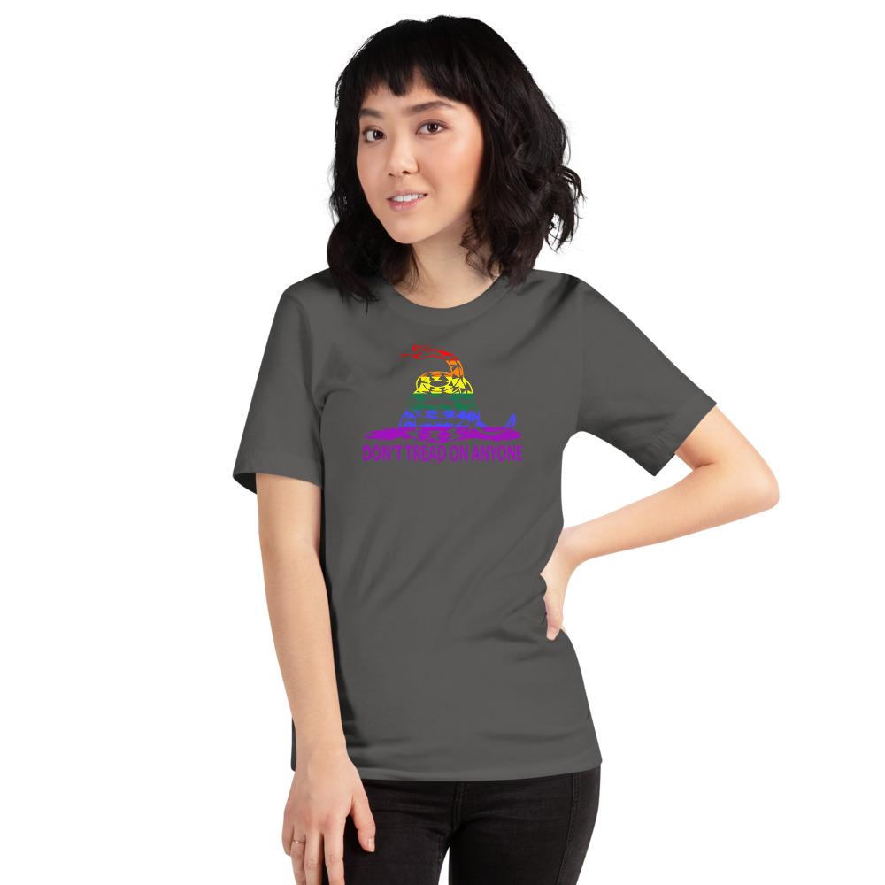 Don't Tread on Anyone LGBTQ Slim-Fit Unisex T-Shirt