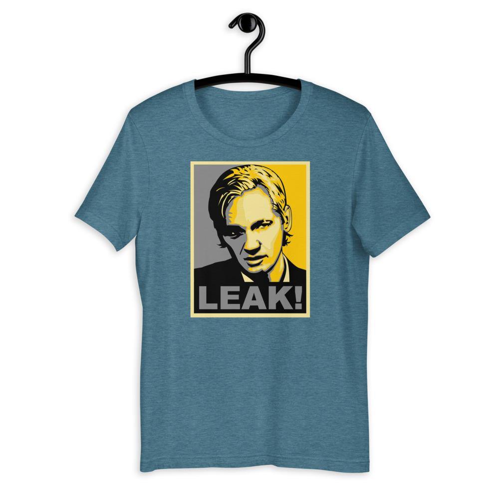 Assange Leak Short-Sleeve Unisex T-Shirt