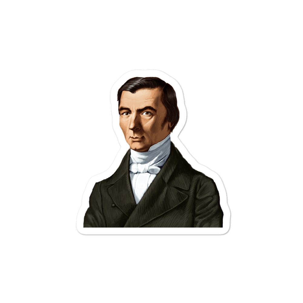Frederic  Bastiat Bubble-free stickers