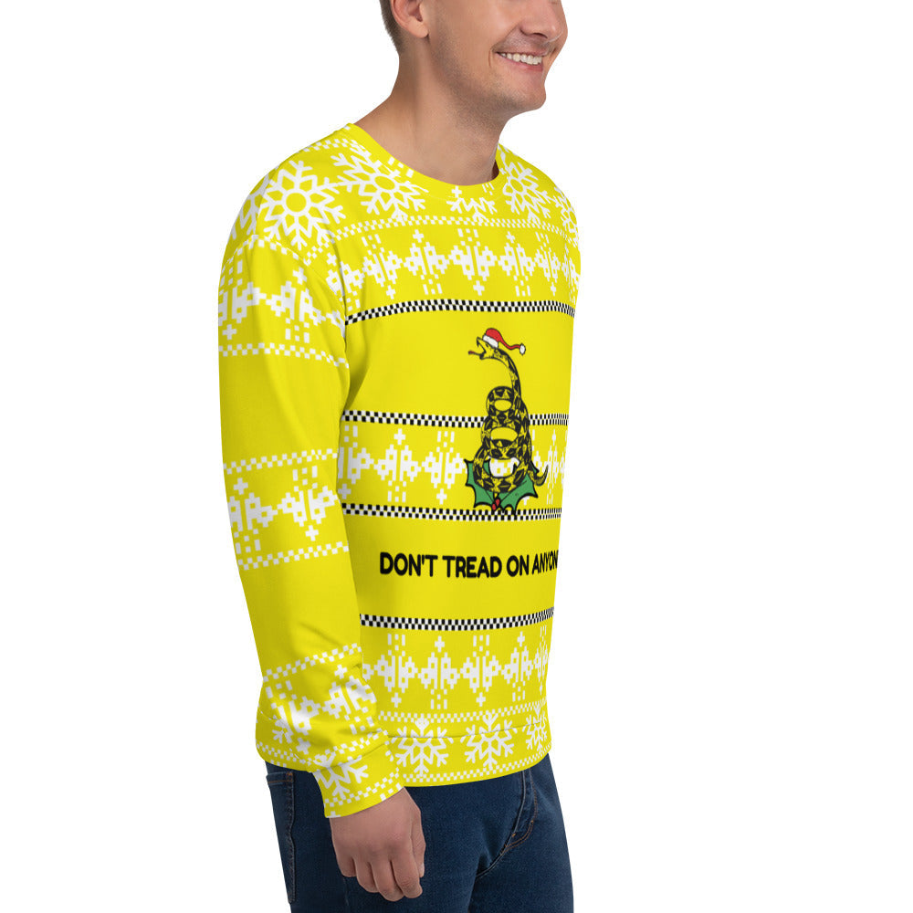 Don't Tread on me "Ugly Christmas Sweater" Unisex Sweatshirt