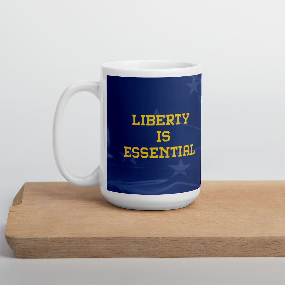 Rainwater for Indiana - Liberty is Essential Mug