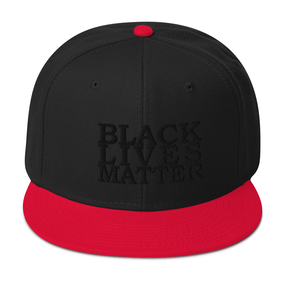 Black Lives Matter Low Contrast Snapback Hat