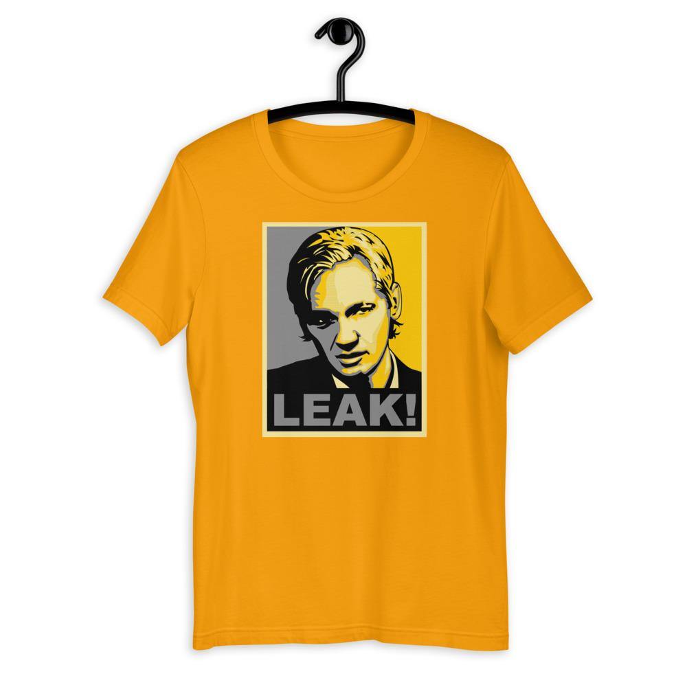 Assange Leak Short-Sleeve Unisex T-Shirt
