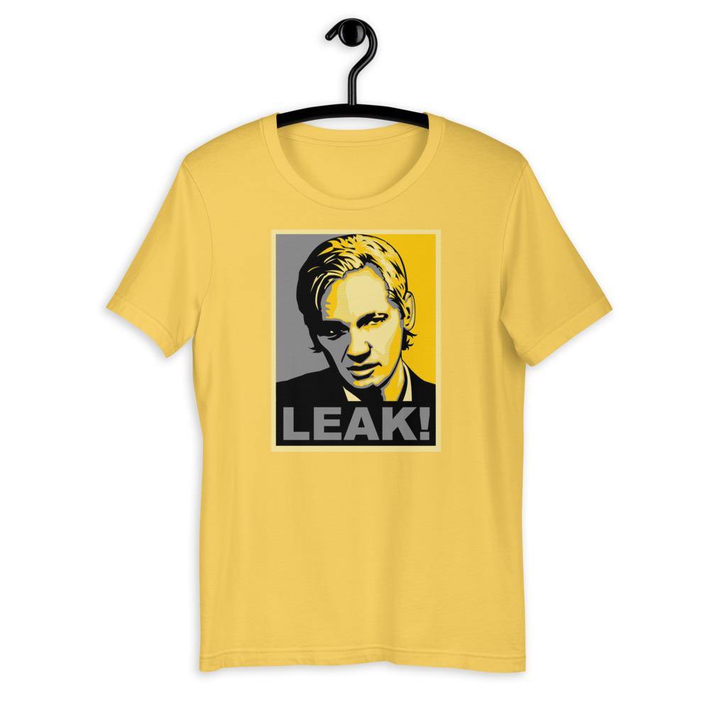 Assange Leak Short-Sleeve Unisex T-Shirt