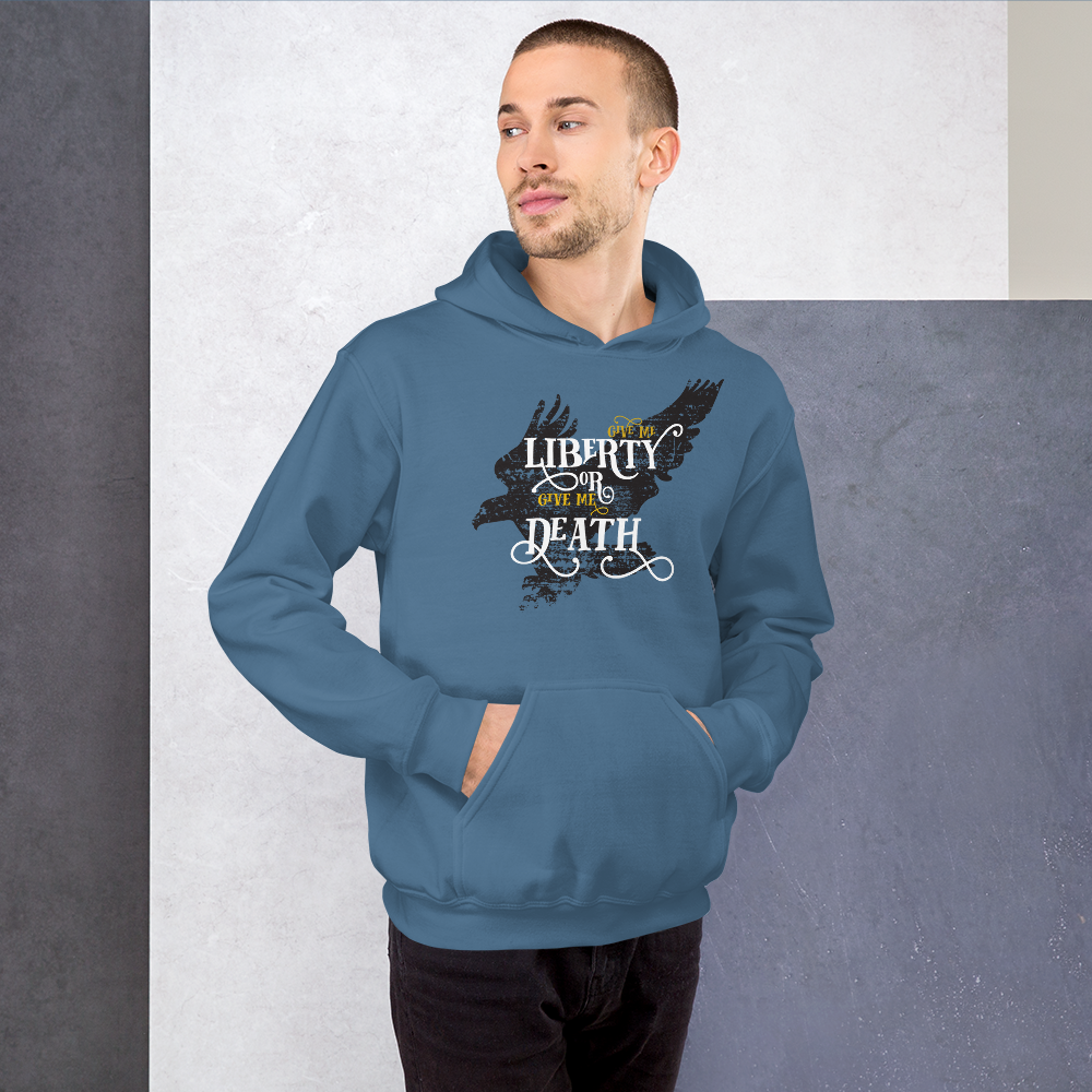 Proud Libertarian Give me Liberty or Give me Death Unisex Hoodie