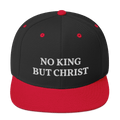 AnarchoChristian - No King But Christ Snapback Hat