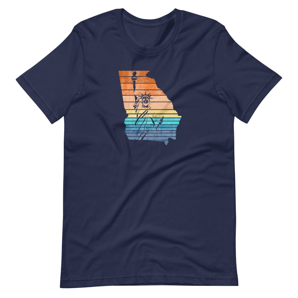 Lady Liberty Georgia Short-Sleeve Unisex T-Shirt