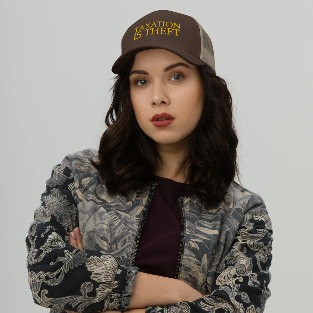 Taxation is Theft Trucker Cap