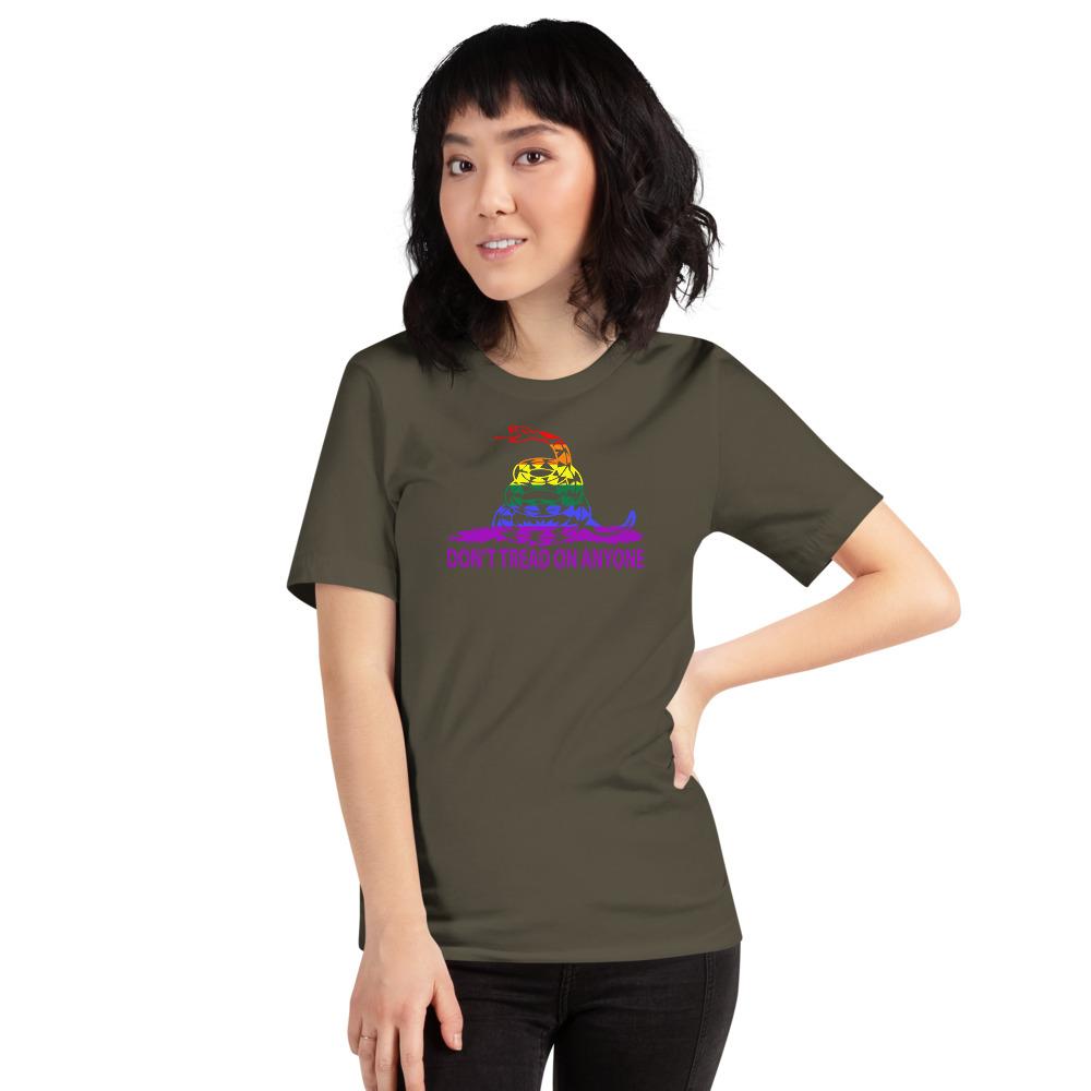 Don't Tread on Anyone LGBTQ Slim-Fit Unisex T-Shirt