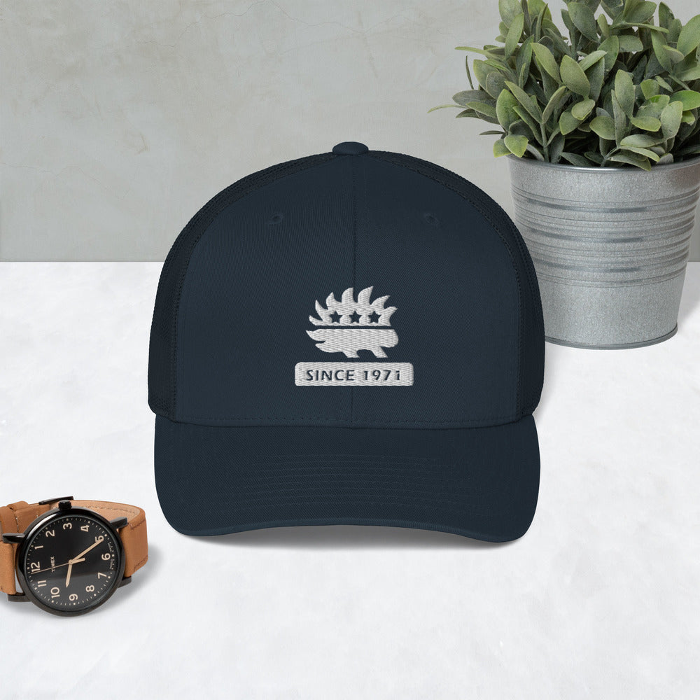 Libertarian Porcupine (Since 1971) Trucker Cap