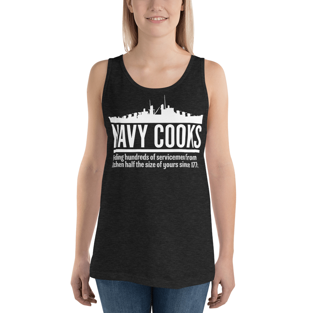 Navy Cooks Unisex Tank Top