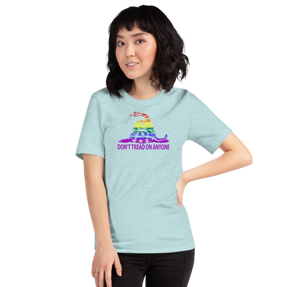 Don't Tread on Anyone LGBTQ Slim-Fit Unisex T-Shirt