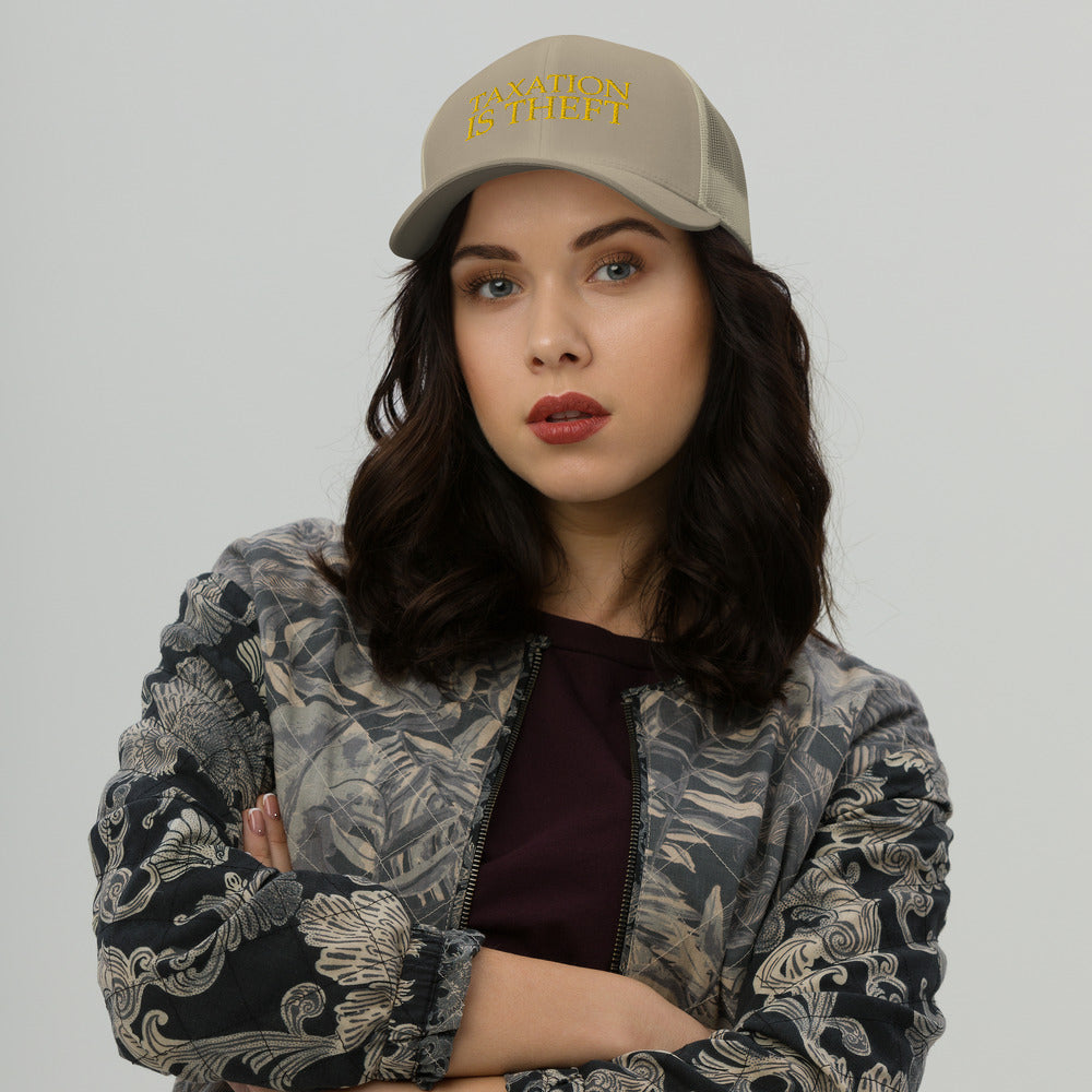 Taxation is Theft Trucker Cap