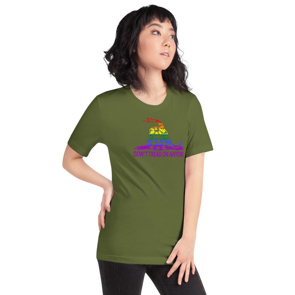 Don't Tread on Anyone LGBTQ Slim-Fit Unisex T-Shirt