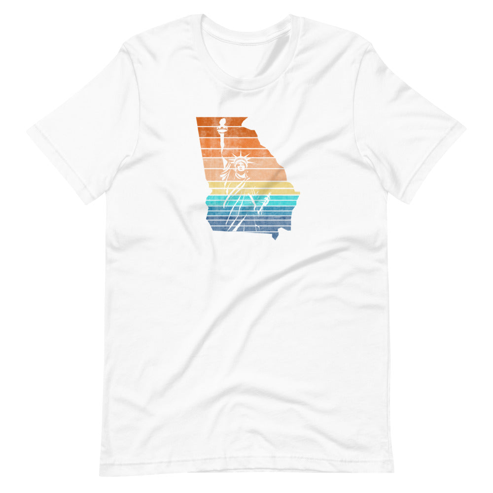Lady Liberty Georgia Short-Sleeve Unisex T-Shirt