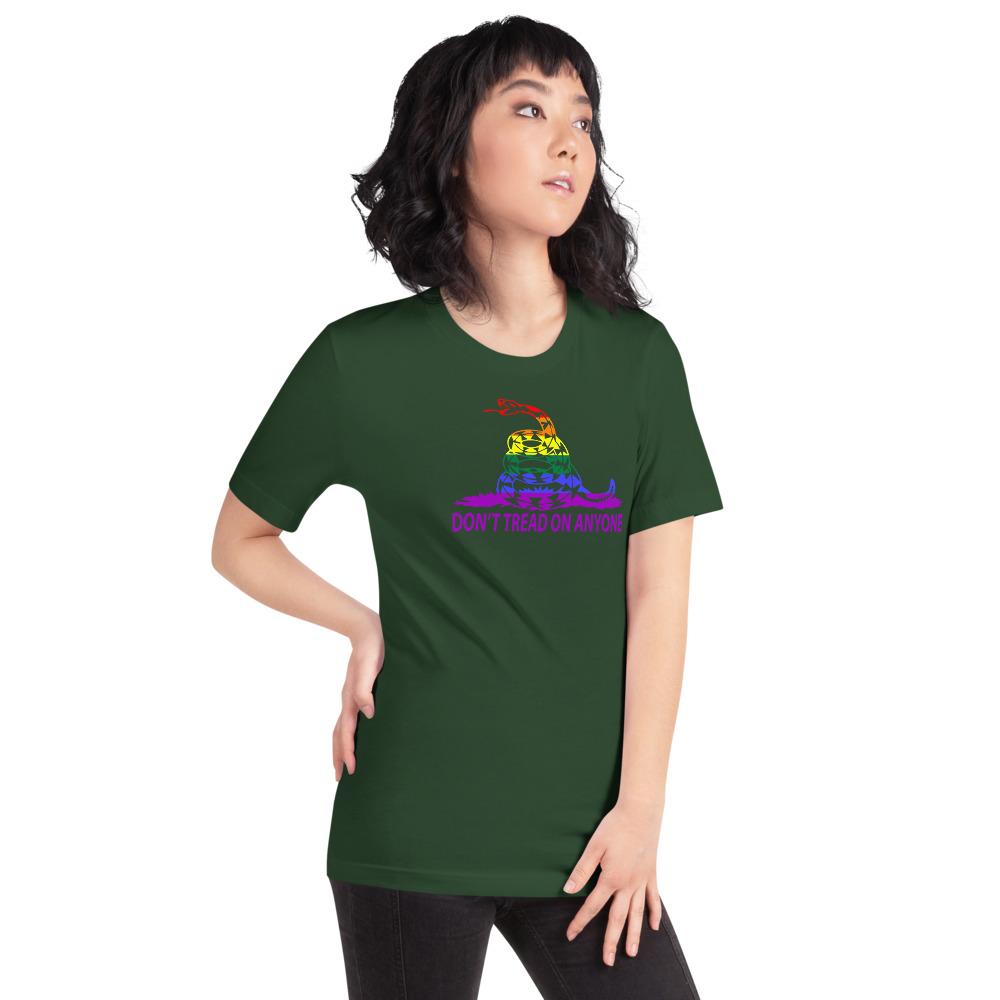 Don't Tread on Anyone LGBTQ Slim-Fit Unisex T-Shirt