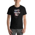 Happy Treason Day Fourth of July Short-Sleeve Premium Unisex T-Shirt