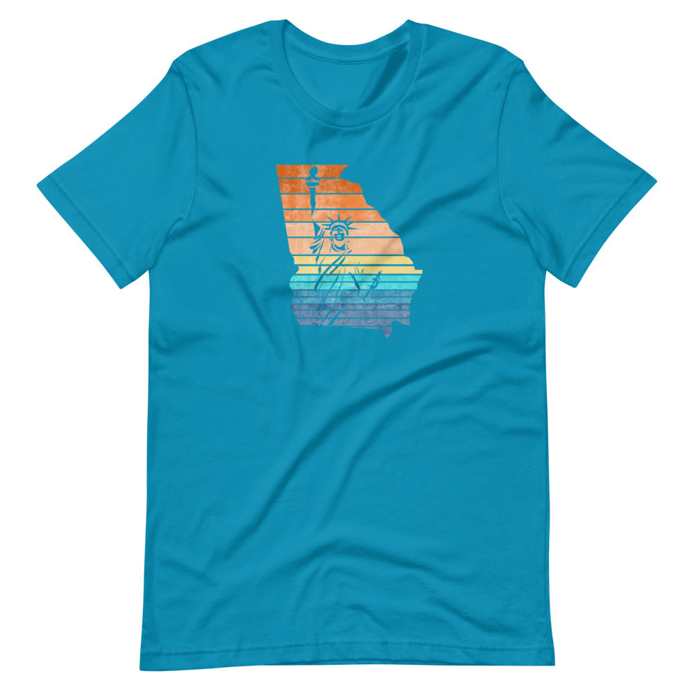 Lady Liberty Georgia Short-Sleeve Unisex T-Shirt