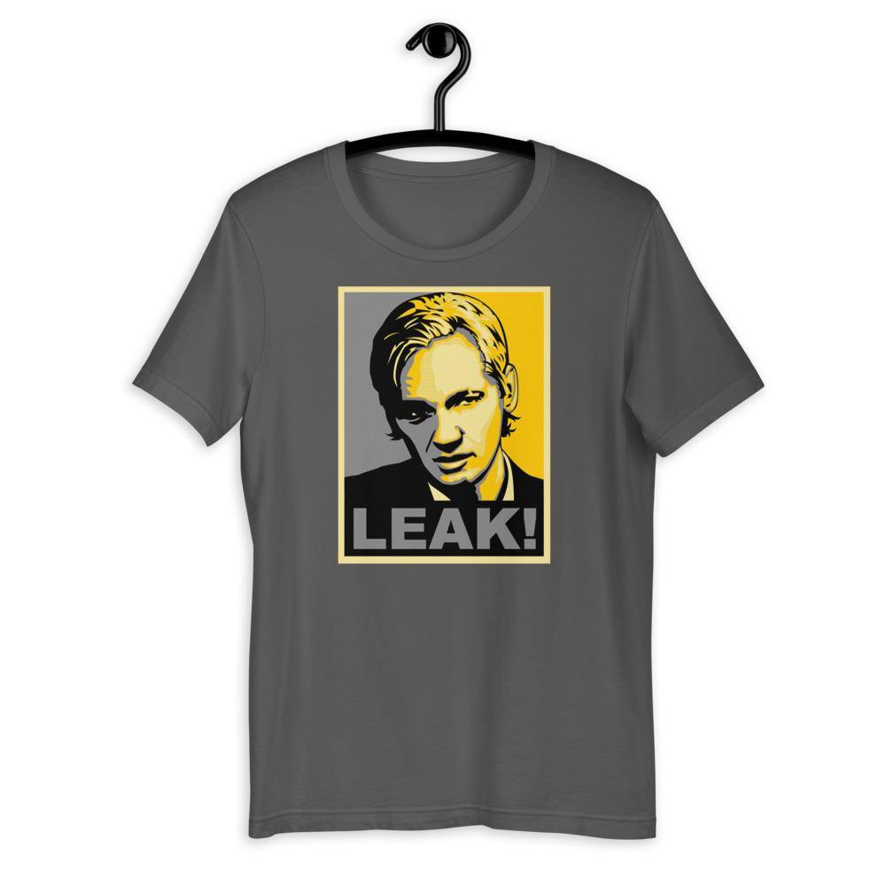Assange Leak Short-Sleeve Unisex T-Shirt