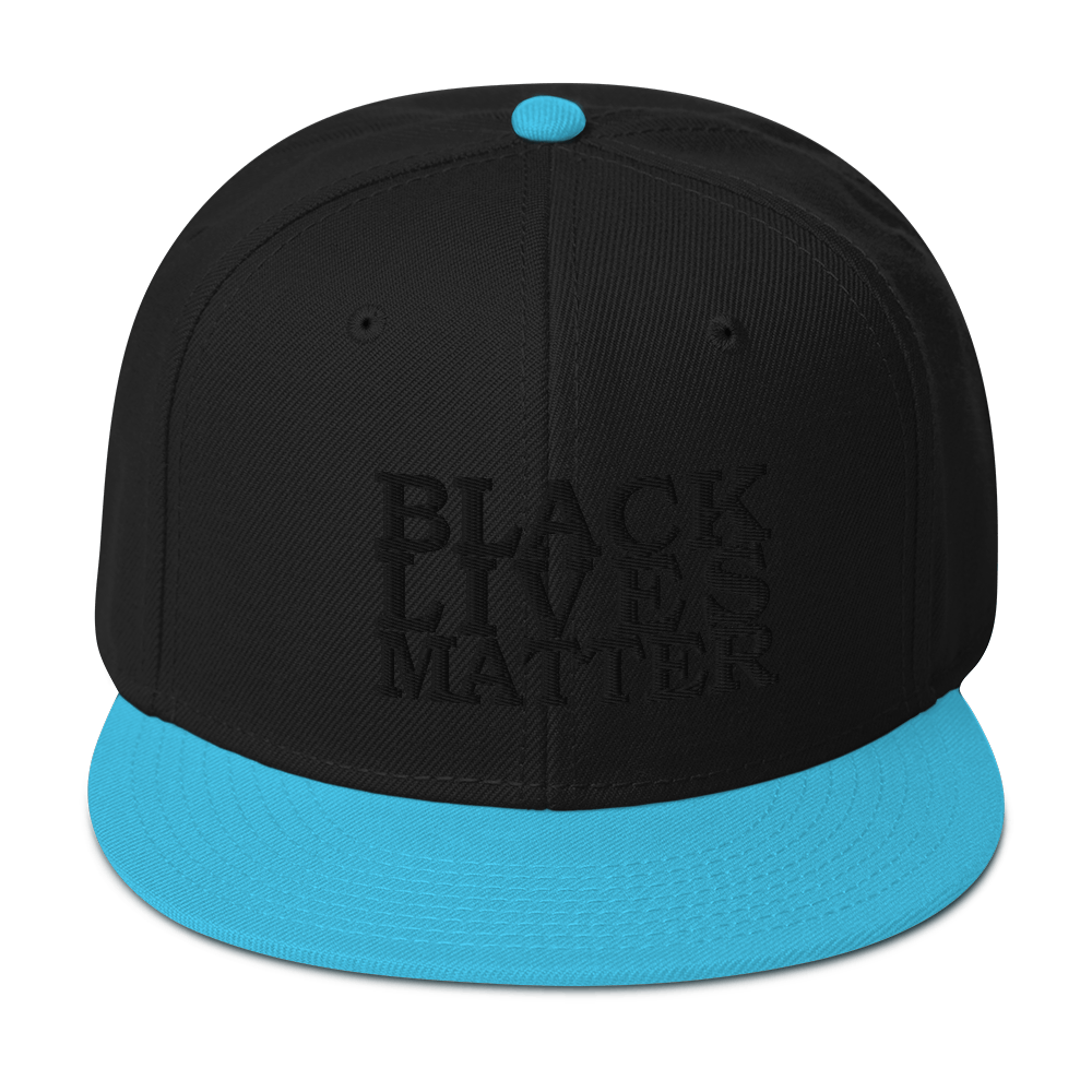 Black Lives Matter Low Contrast Snapback Hat
