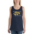AnarchoChristian No King But Christ - Anarchist Jesus Fish Tank Top Tank Top