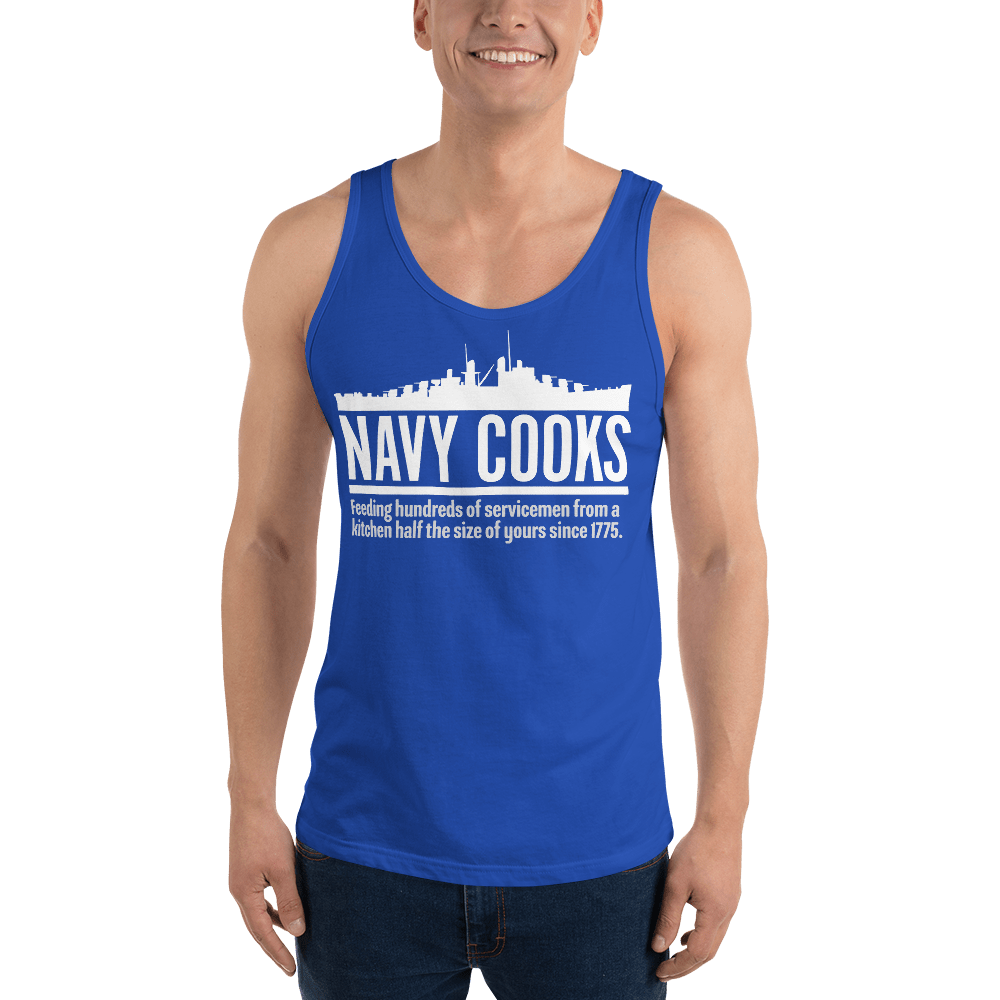 Navy Cooks Unisex Tank Top