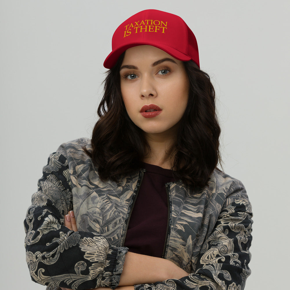Taxation is Theft Trucker Cap