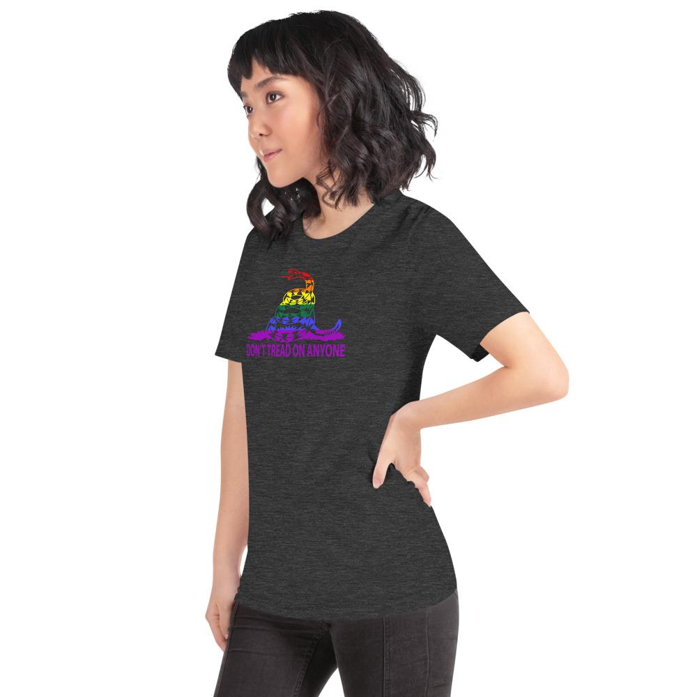 Don't Tread on Anyone LGBTQ Slim-Fit Unisex T-Shirt