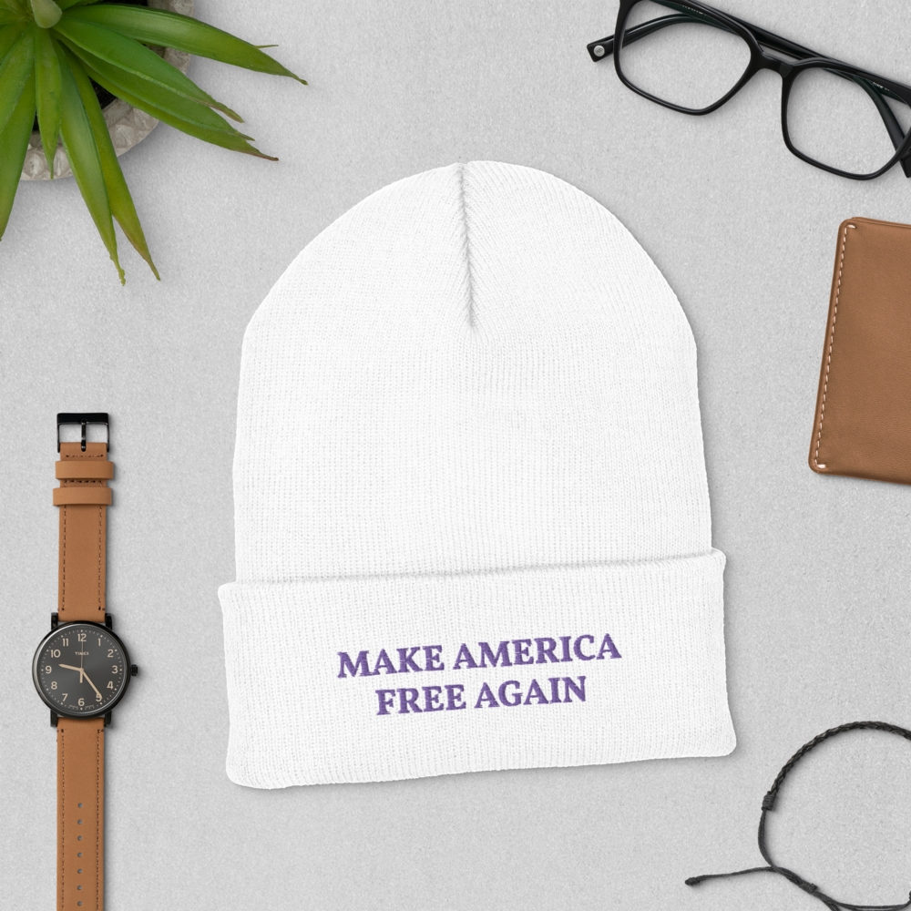 Make America Free Again Cuffed Beanie