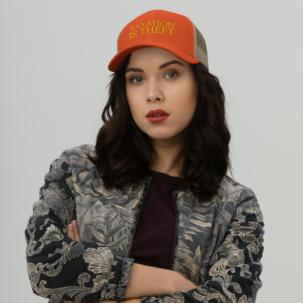 Taxation is Theft Trucker Cap