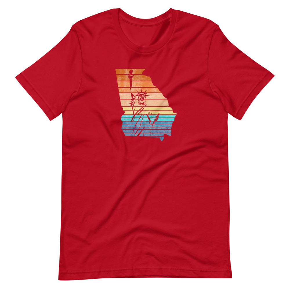 Lady Liberty Georgia Short-Sleeve Unisex T-Shirt