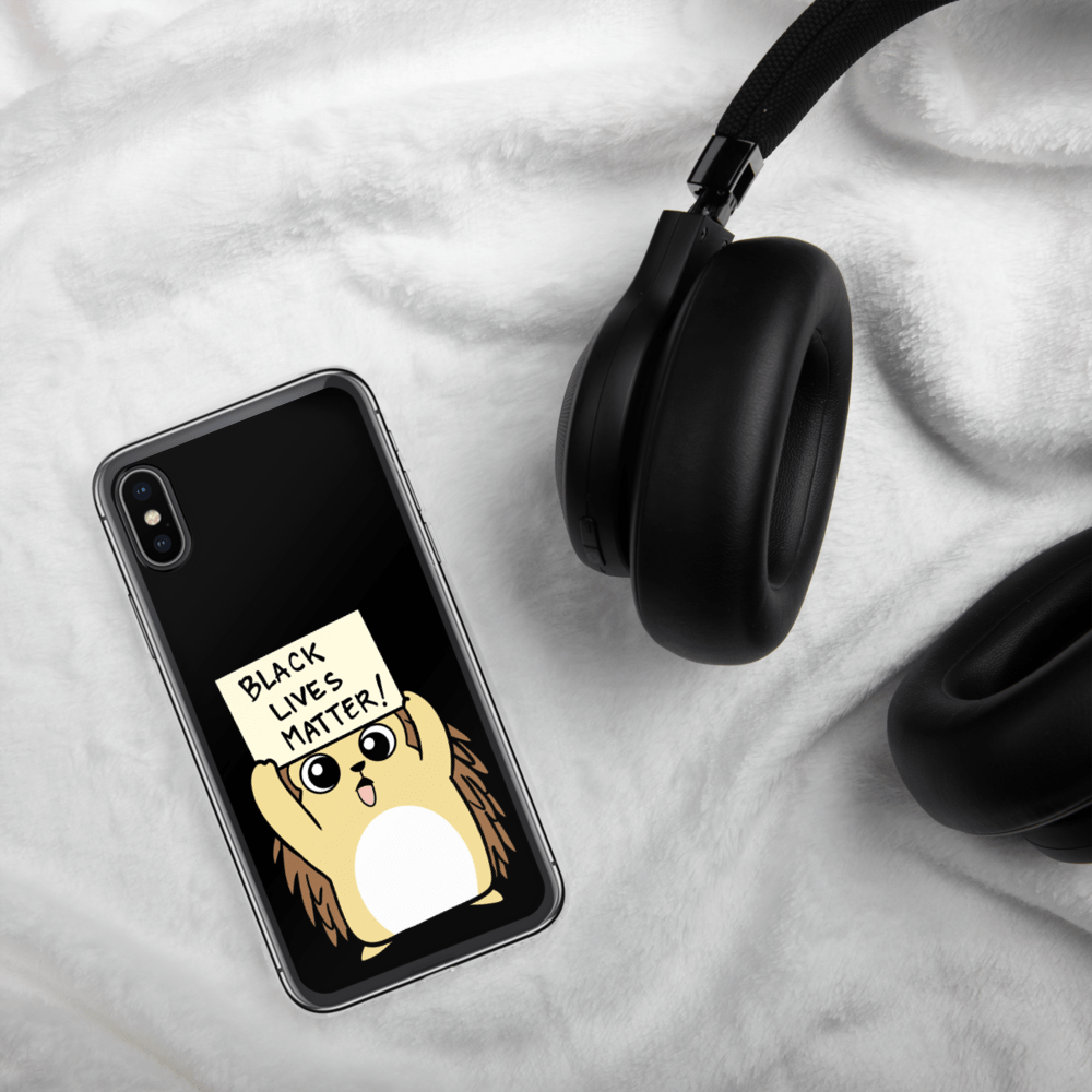 Black Lives Matter Porcupine Cartoon iPhone Case