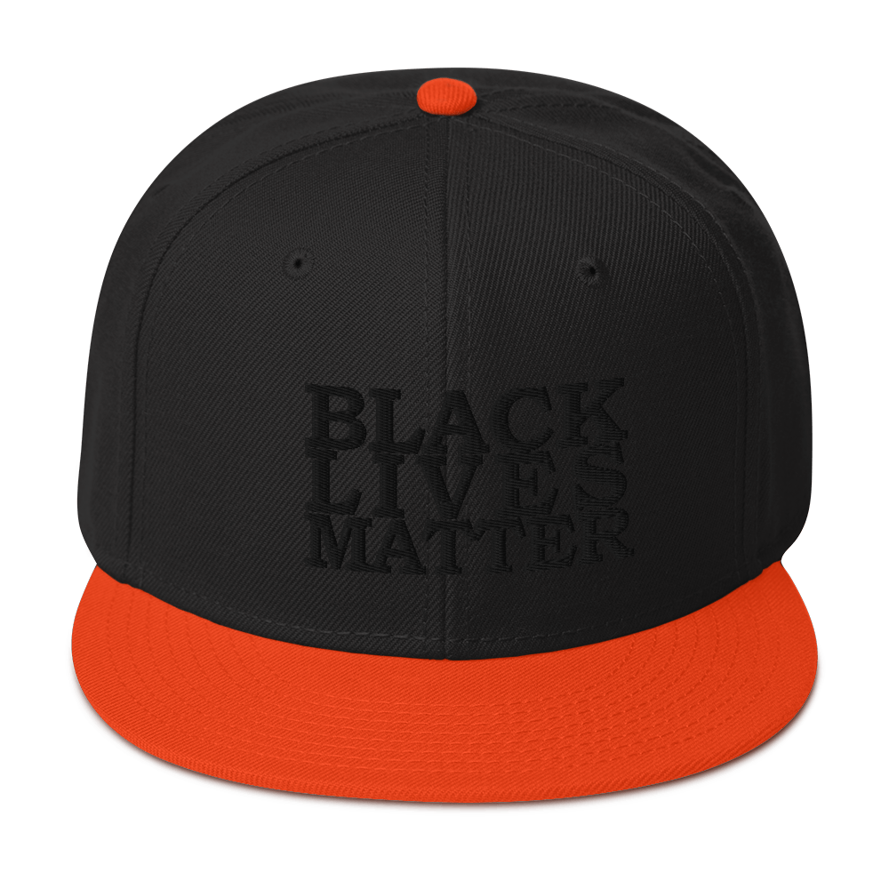 Black Lives Matter Low Contrast Snapback Hat