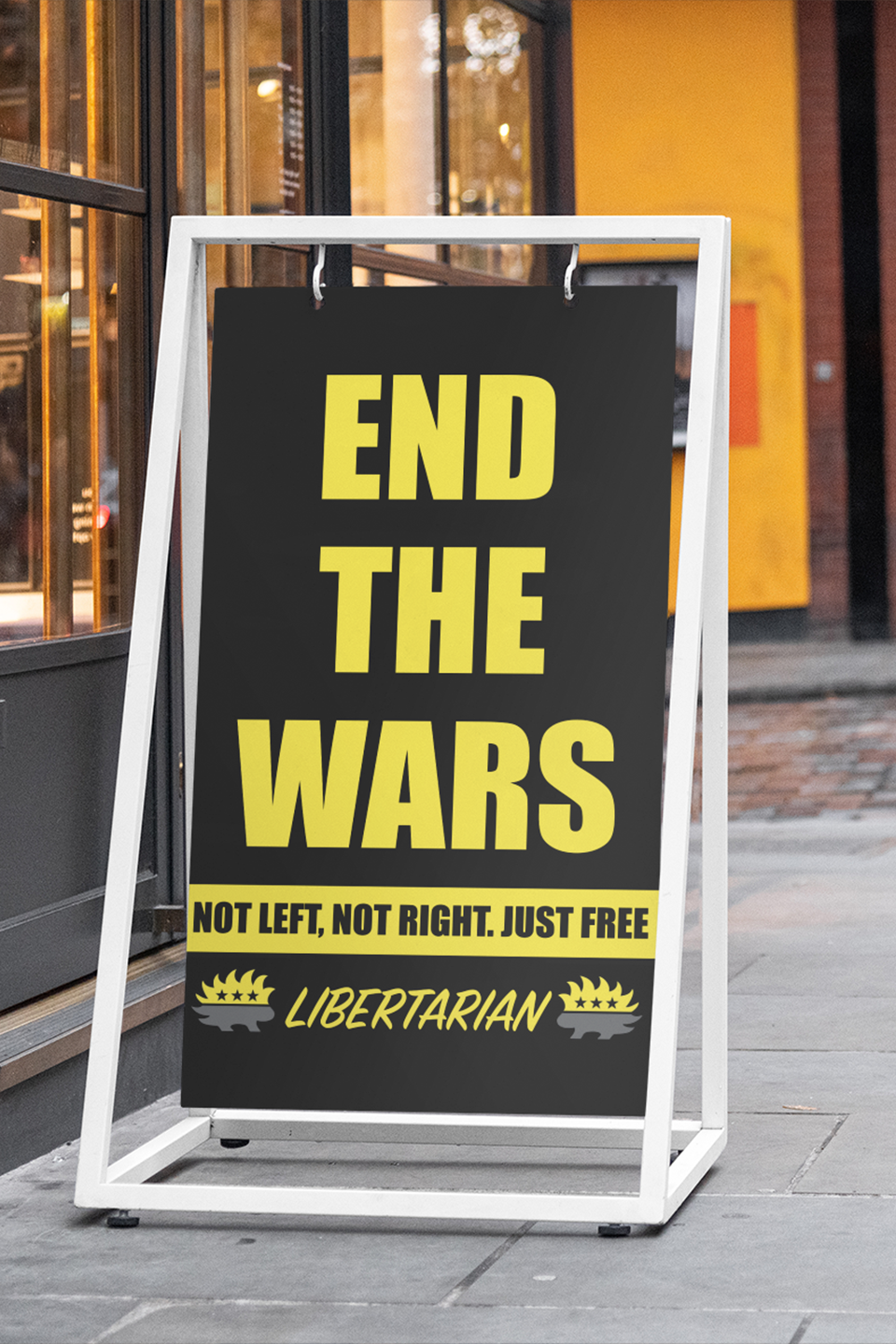 End The Wars - Profits for Protests Adult Sign (24" x 36")