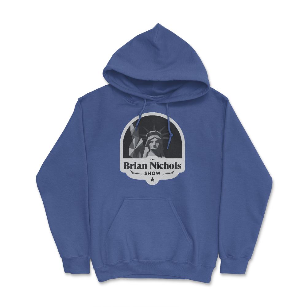 brian nichols show badge black white Hoodie