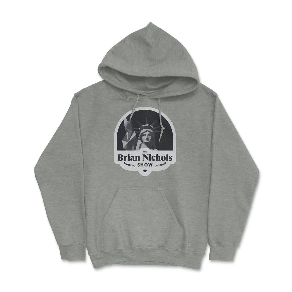 brian nichols show badge black white Hoodie